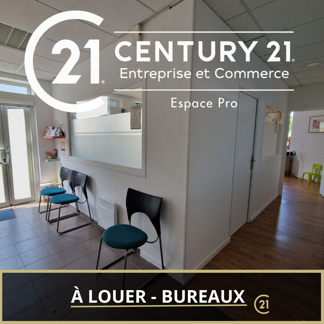 Est de Caen- A LOUER – 166 m² de Bureaux + 4 Parkings et garage