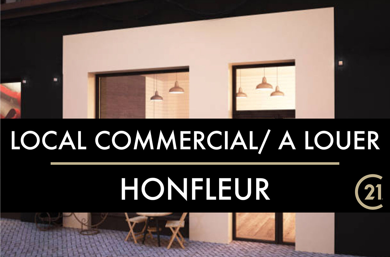A LOUER – Local commercial Honfleur 130.61 m²