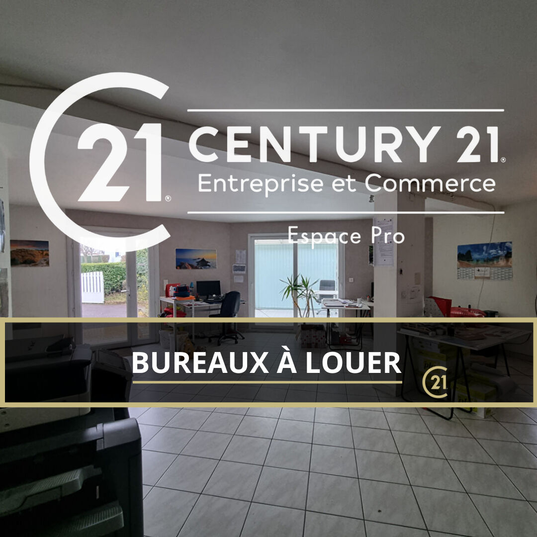Ouest de Caen – A LOUER – 200 m² de bureaux et sous-sol avec jardinet