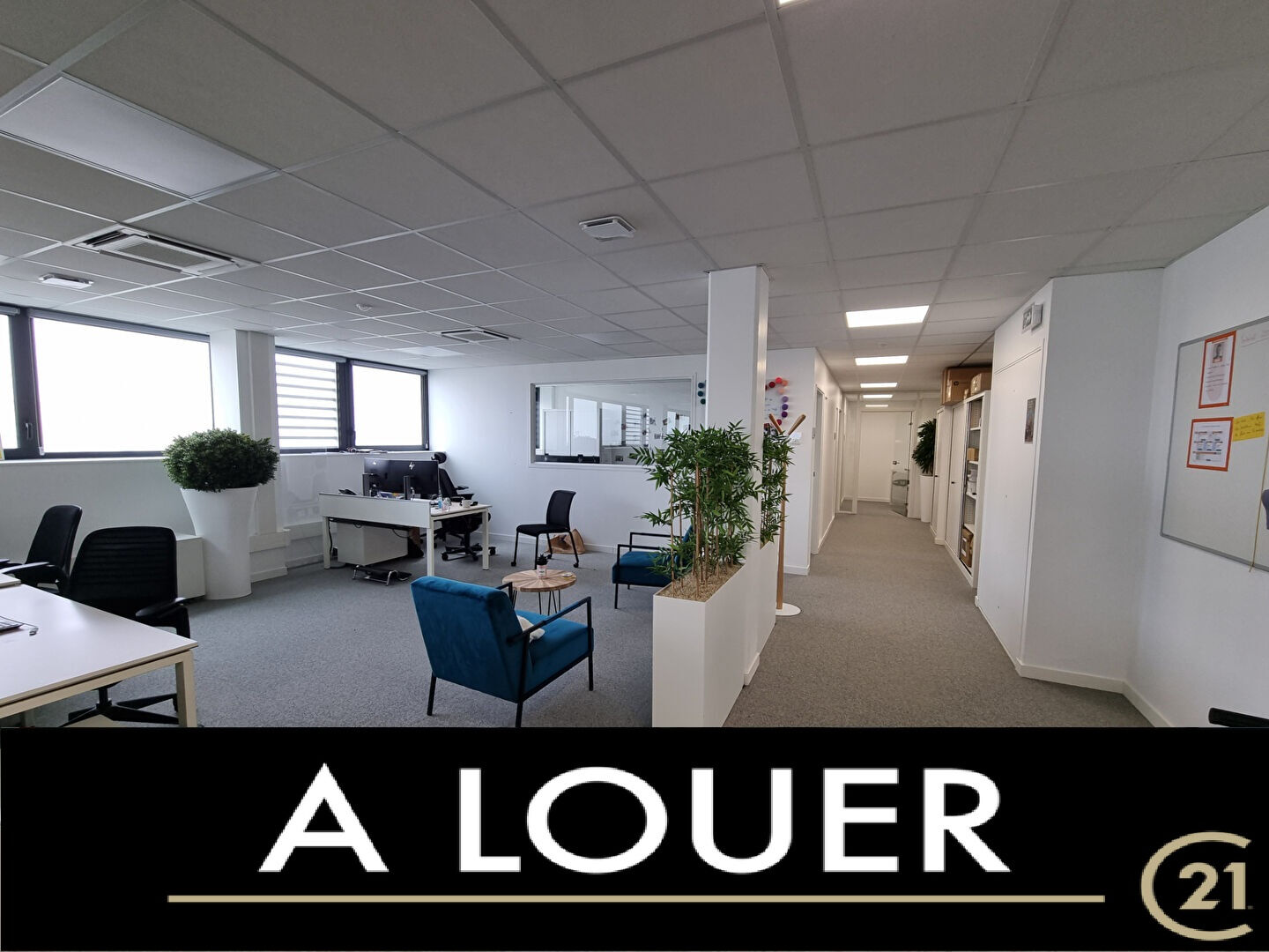 Sud de Caen – A LOUER – 682 m² de Bureaux de standing –  en parfait état et divisibles