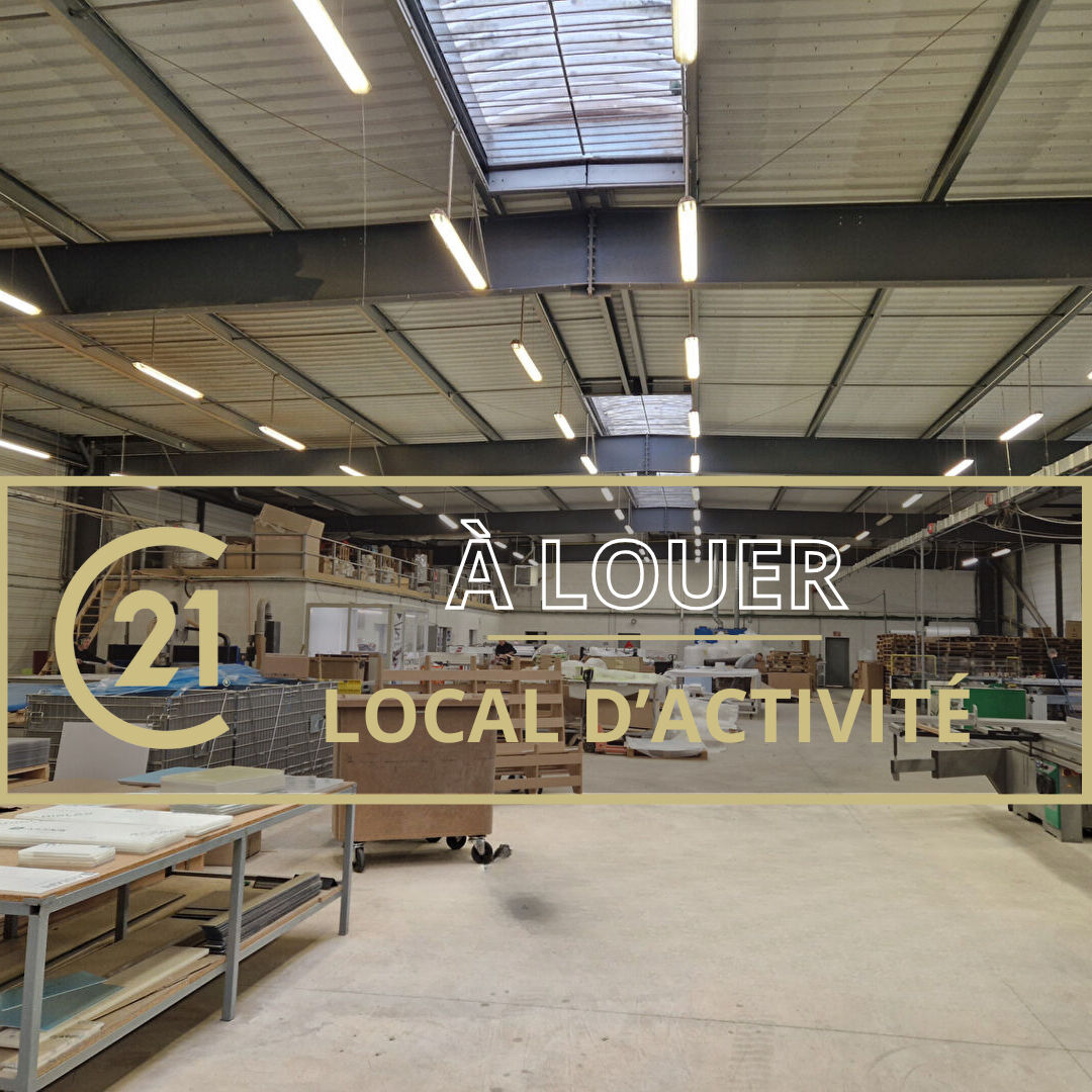 Sud de Caen – A LOUER – Local d’Activités chauffé de 1 600 m²