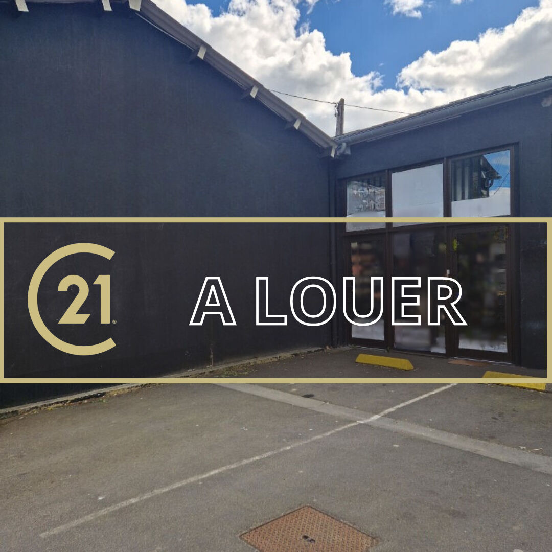 CAEN – A Louer – Local commercial 90  m² au sol +  bureaux 19 m² 1er étage