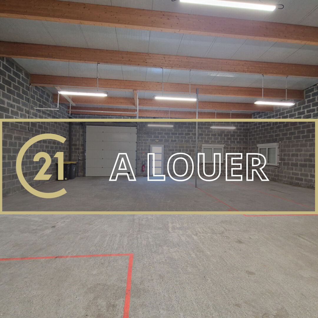 Sud de Caen – A LOUER – Environ 180 m² de dépôt + 80 m² de bureaux