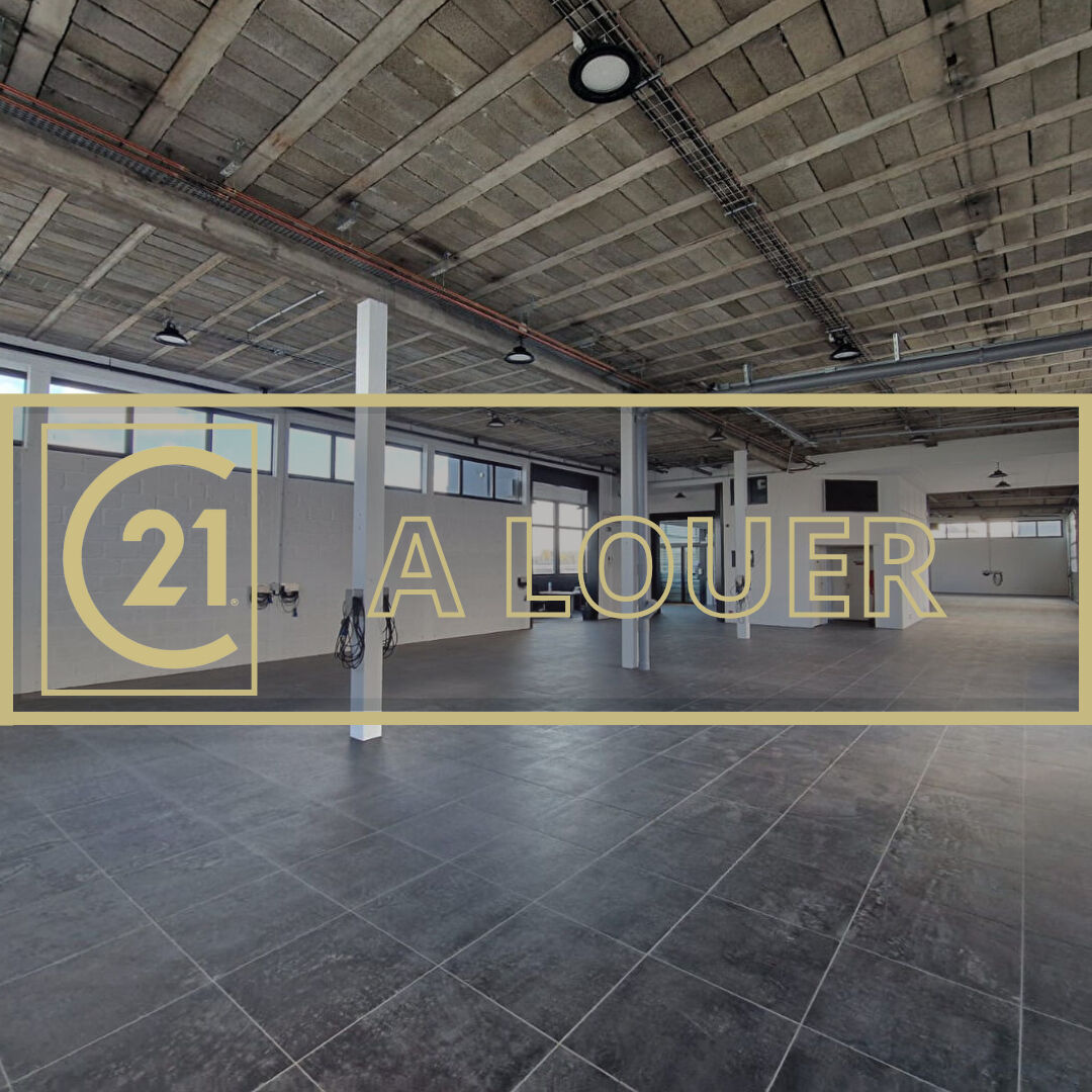 Ouest de Caen – A LOUER – 550 m² de show-room avec portes sectionnelles